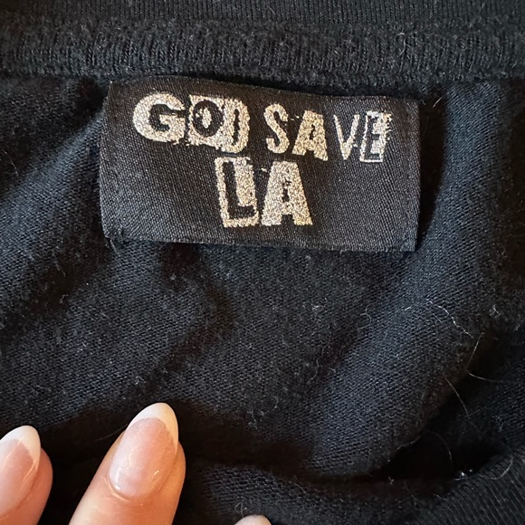 God Save LA black sweater Friday is my favorite F word size small - Picture 3 of 4